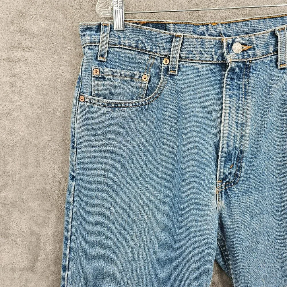 Levis Mens 505 Jeans 36x36 (36x29.5) Regular Fit Straight Leg VTG 90s USA Made